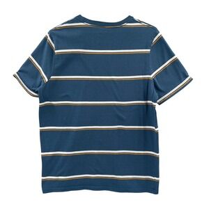 Urban Pipeline Mens Blue Striped Short Sleeve T Shirt Size Large Charlie Brown